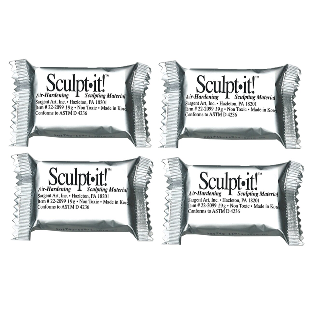 Sculpt It™ Sculpting Material Easy Pack, Assorted Colors, Pack Of 150